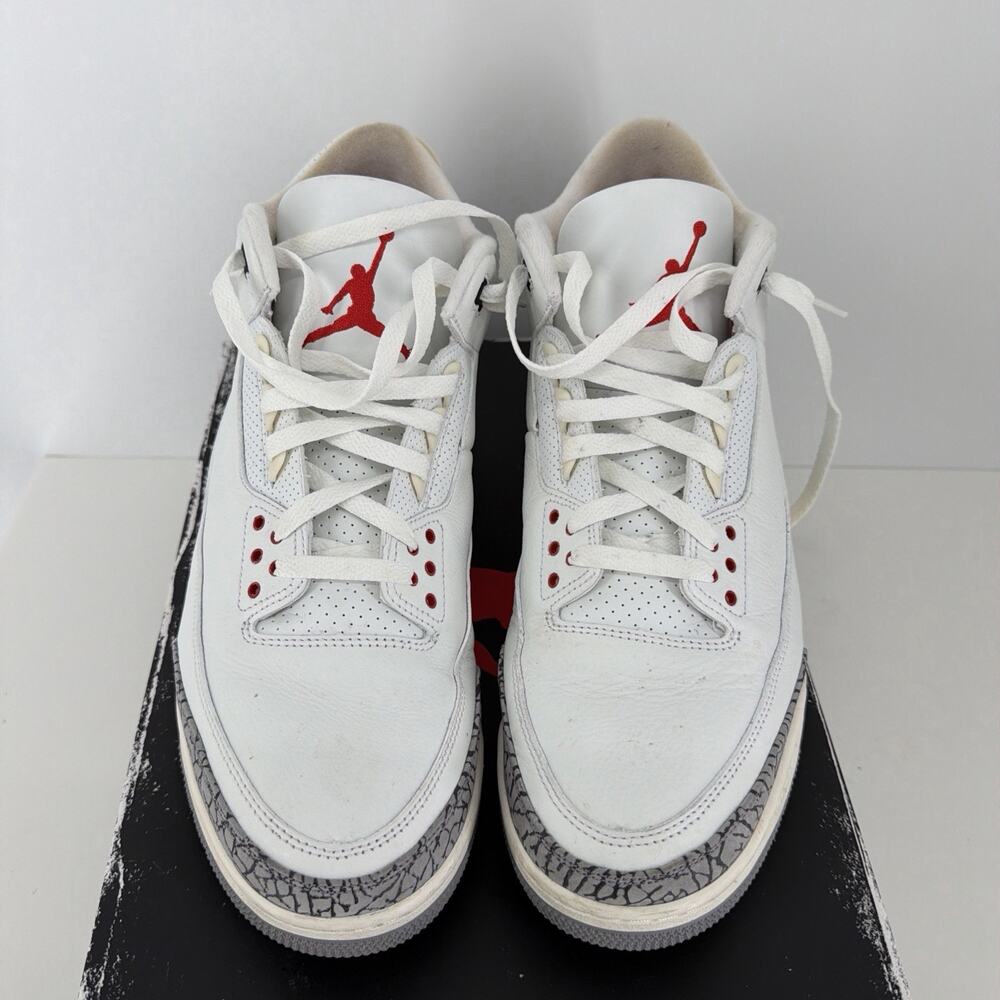 Size 15 - Jordan 3 Retro Mid White Cement Reimagined
